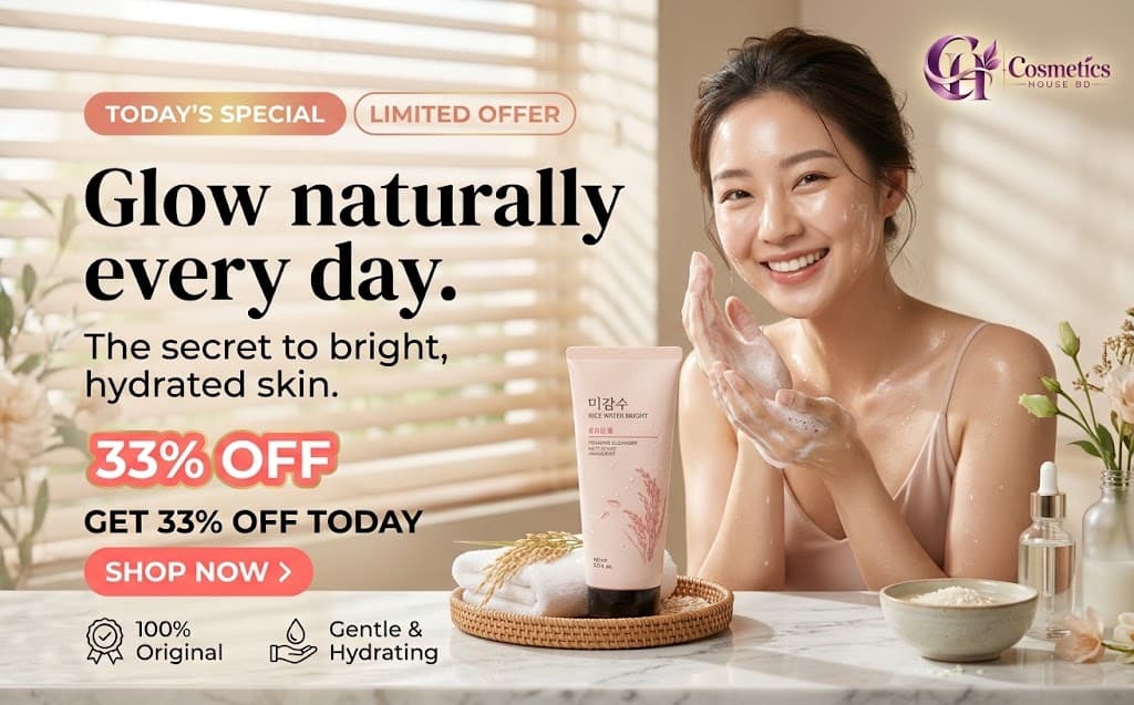 The Face Shop Rice Water Bright Foaming Cleanser (150 ML)